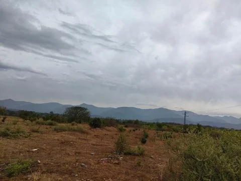 Cloudy sky Stockfoto's