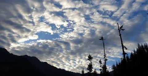 Cloudy sky Stock Photos