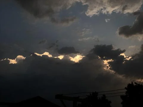 Cloudy sky Foto stock