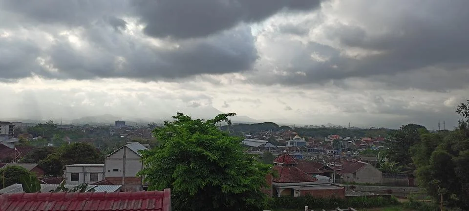 Cloudy sky Stock-Fotos