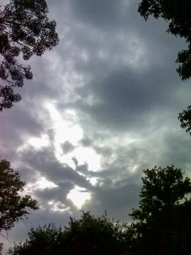 Cloudy sky 스톡 사진