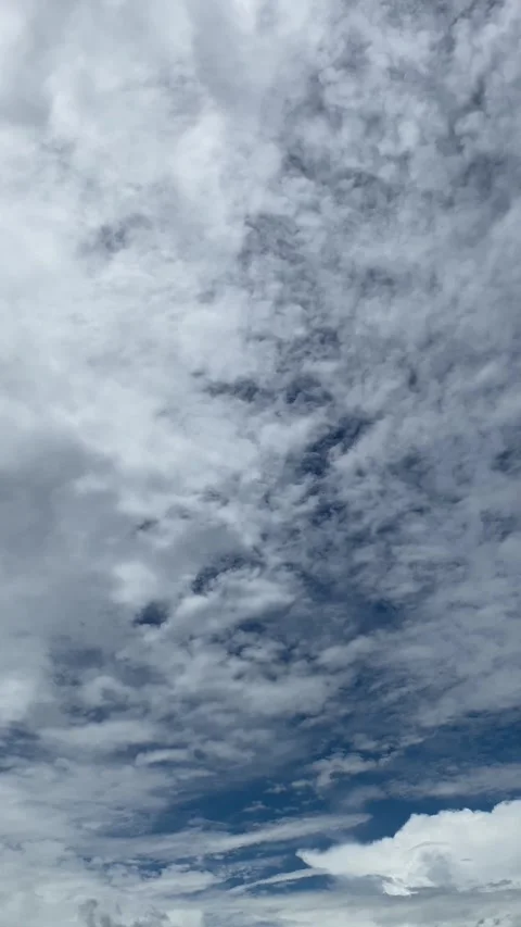 Cloudy Sky with Soft Moving Clouds Stock Footage 326115415