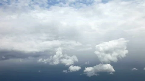 Cloudy sky before storm Stock Footage 408990