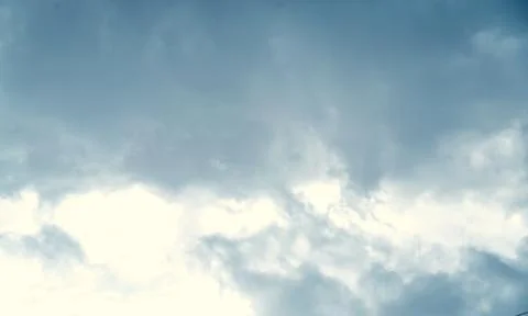 Cloudy sky before the storm. Stock Photos