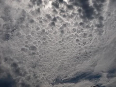 Cloudy sky in summer Stock Photos