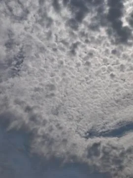 Cloudy sky in summer Stock Photos