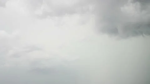 Cloudy sky. Summer thunderstorm. Bad rainy weather Stock Footage 170370249