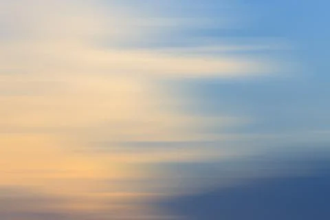 Cloudy sky in sunset Stock Photos