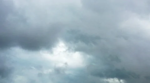 Cloudy sky before thunderstorm Stock Footage 64897163