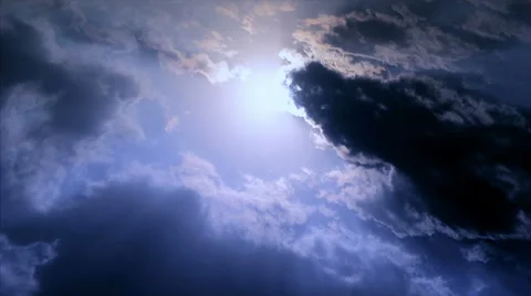 Cloudy sky, time lapse Stock Footage 50788449