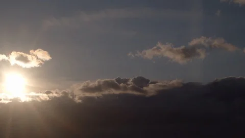 Cloudy Sky Time Lapse Video stock 129234075