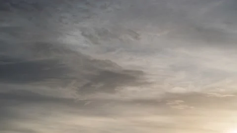 Cloudy sky time lapse. Scene of nature force Stock Footage 205277097