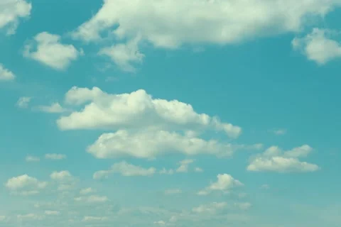 Cloudy sky time lapse in summer day Stock Footage 134369975