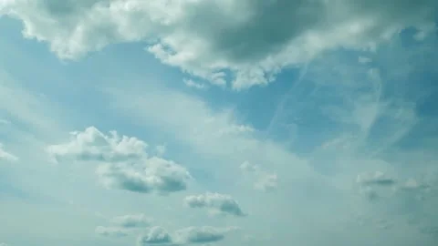 Cloudy sky time lapse in summer day Vídeos de archivo 134881459