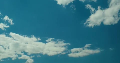 Cloudy sky time lapse in summer day Stock Footage 134881464