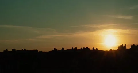 Cloudy sky time lapse in summer day Stock Footage 136073827