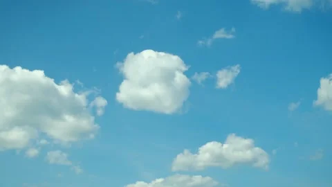 Cloudy sky time lapse in summer day Stock Footage 136073851