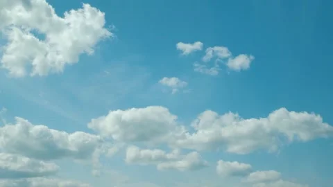 Cloudy sky time lapse in summer day 動画素材 136073869