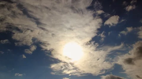 Cloudy Sky Timelapse Stock-Footage 45228309
