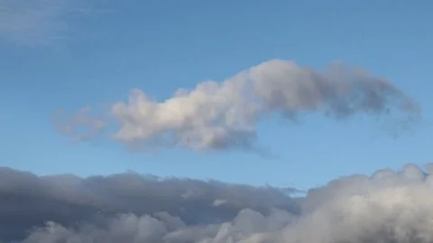 Cloudy sky timelapse Stock Footage 73927566