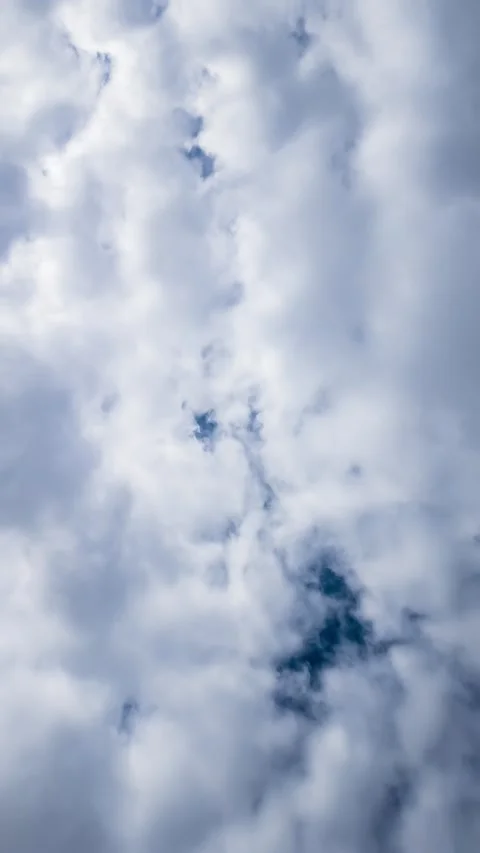Cloudy Sky Timelapse Nature Weather Vertical Video with Moving Clouds Video stock 338255441