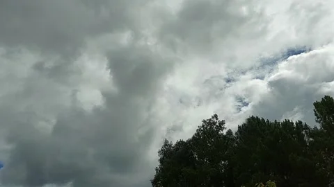 Cloudy sky timelepsed video Stock Footage 206795384