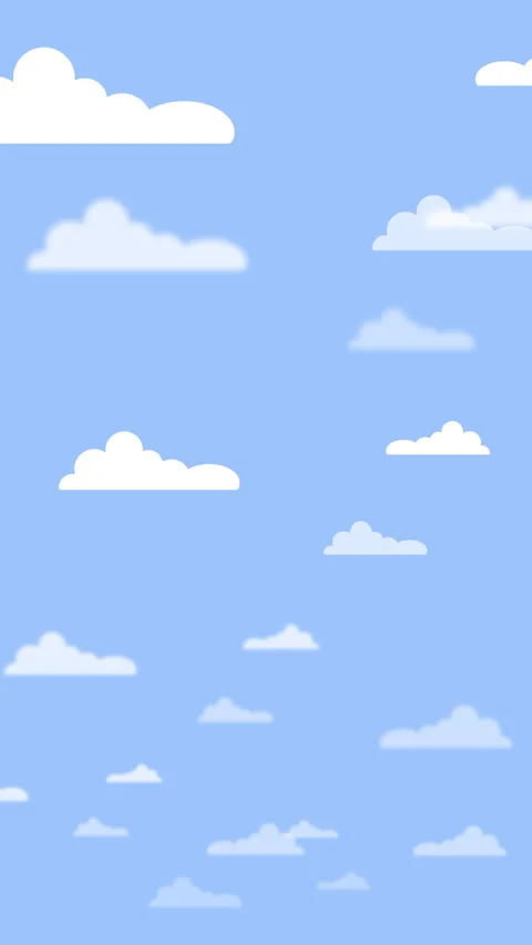 CLOUDY SKY VERTICAL DESIGN Stock Footage 267665436