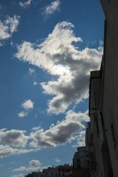 Cloudy sky in Vieste Stock Photos