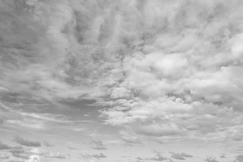 Cloudy sky view. Cloud drifting. Cloudy atmospheric backdrop. Morning sky with Stock Photos