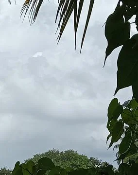 Cloudy sky view Stock Photos