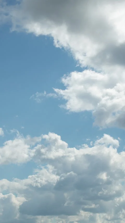 Cloudy sky on a warm summer day. Stock Footage 208840957