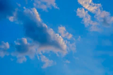 Cloudy skyes background Stock Photos