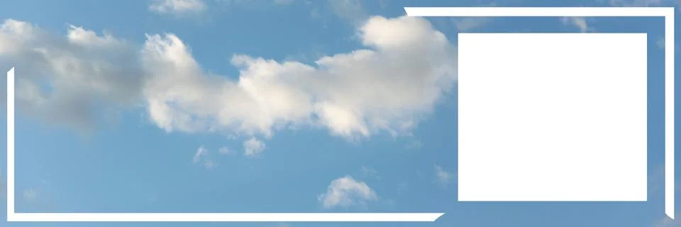 Cloudy skyline background with graphic elements. Heaven backdrop, idyllic atm Photos