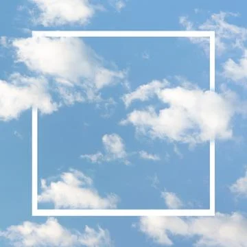 Cloudy skyline background with graphic elements. Heaven backdrop, idyllic atm Photos