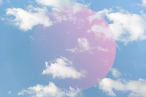 Cloudy skyline background with graphic elements. Heaven backdrop, idyllic atm Photos