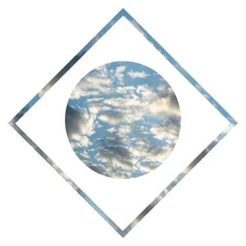 Cloudy skyline background with graphic elements. Heaven backdrop, idyllic atm Photos