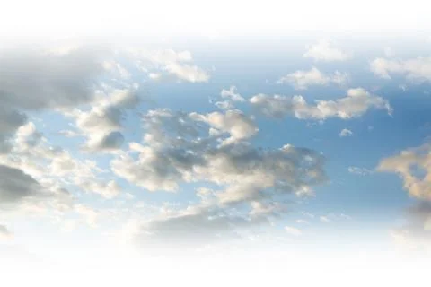 Cloudy skyline background with graphic elements. Heaven backdrop, idyllic atm Photos