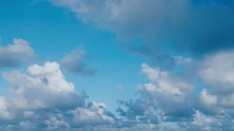Cloudy skyscape background. Cloudscape sky background. Cloud in the sky Stock Footage 346662856