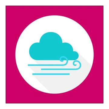 Cloudy with slight wind 스톡 일러스트