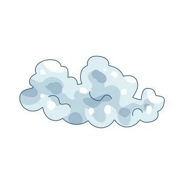 Cloudy smoke Stock Illustration