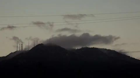 Cloudy Storm Mountain Timelapse 4k Stock Footage 61722857