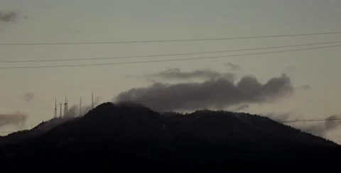 Cloudy Storm Mountain Timelapse 6k Stock Footage 61751477