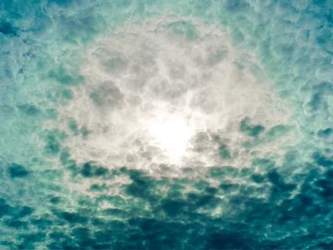 Cloudy storm unusual sky Stock Photos