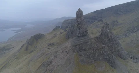 Cloudy Storr Stock Footage 108272747