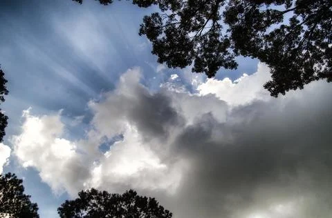 Cloudy sun. 스톡 사진