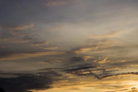 Cloudy Sunrise 1 Stock Photos