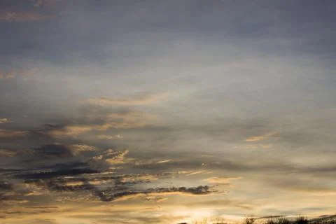 Cloudy Sunrise 4 Stock Photos