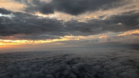 Cloudy sunrise sky Stock-Footage 102024875
