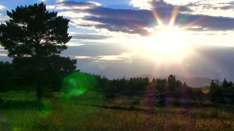 Cloudy Sunset 스톡 동영상 49321731