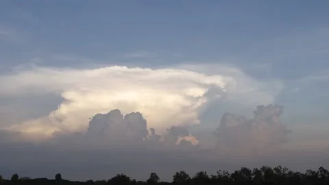 Cloudy​ on​ sunset Stock Footage 159437236